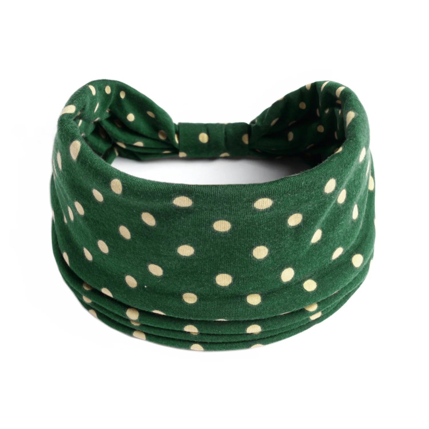 Bandeau pour cheveux - Large - A pois - Cheveu Soyeux