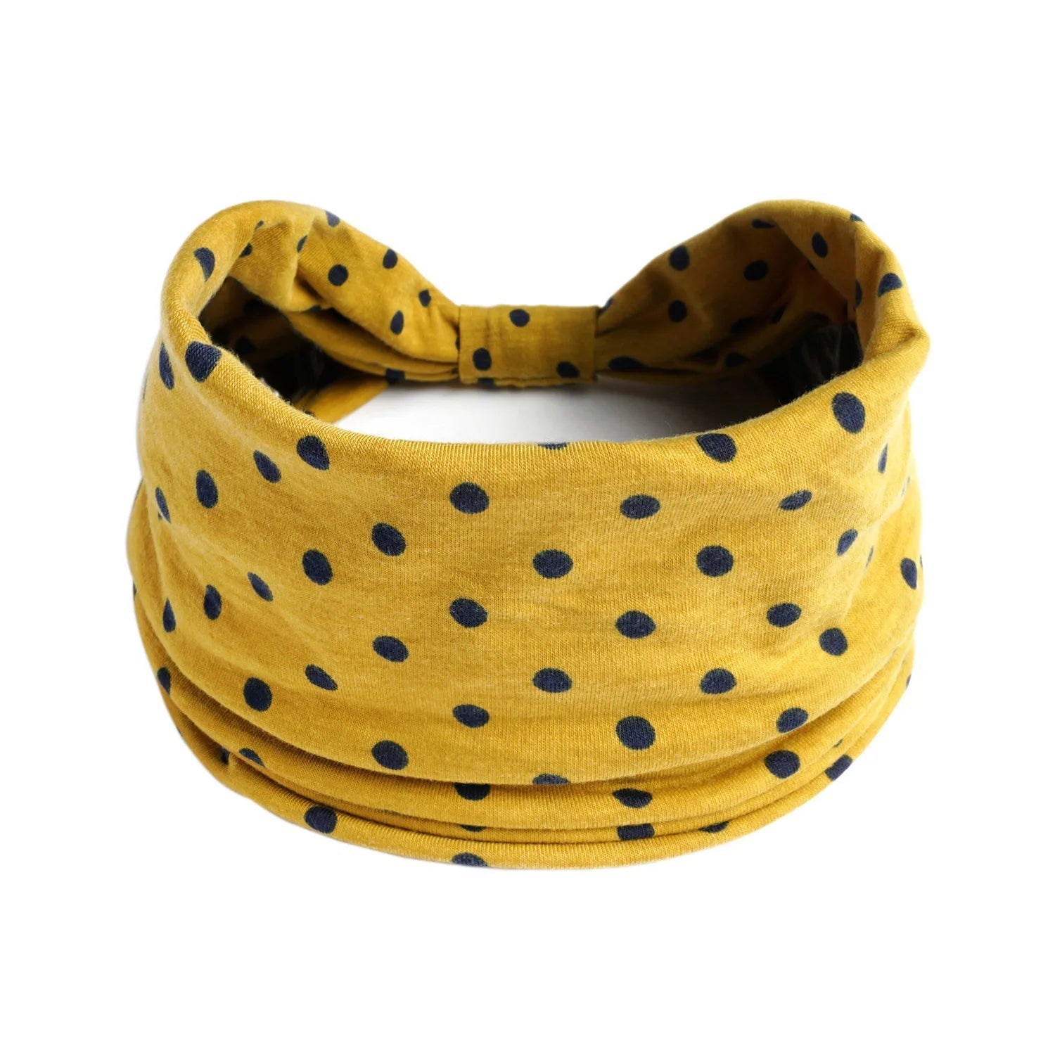 Bandeau pour cheveux - Large - A pois - Cheveu Soyeux