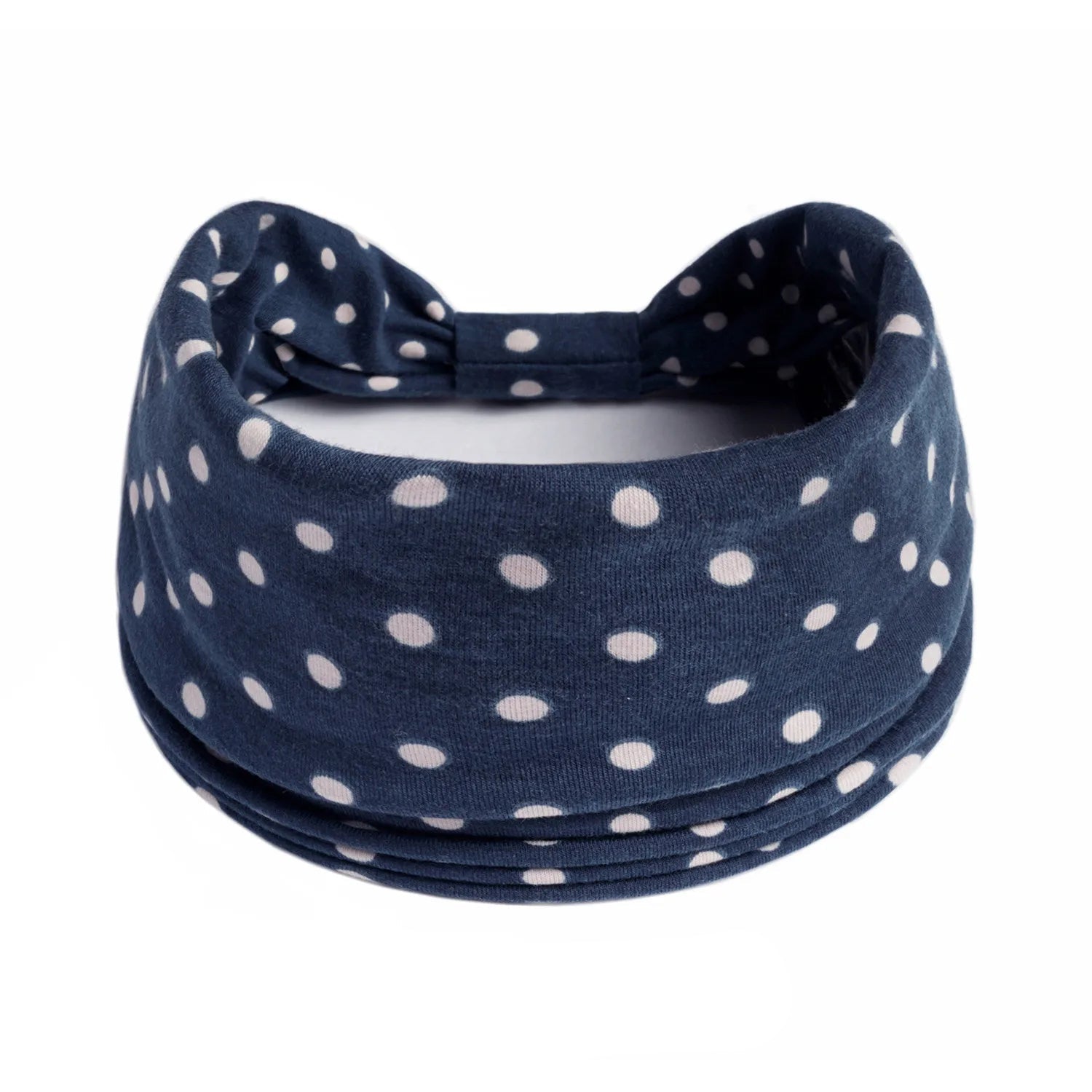 Bandeau pour cheveux - Large - A pois - Cheveu Soyeux