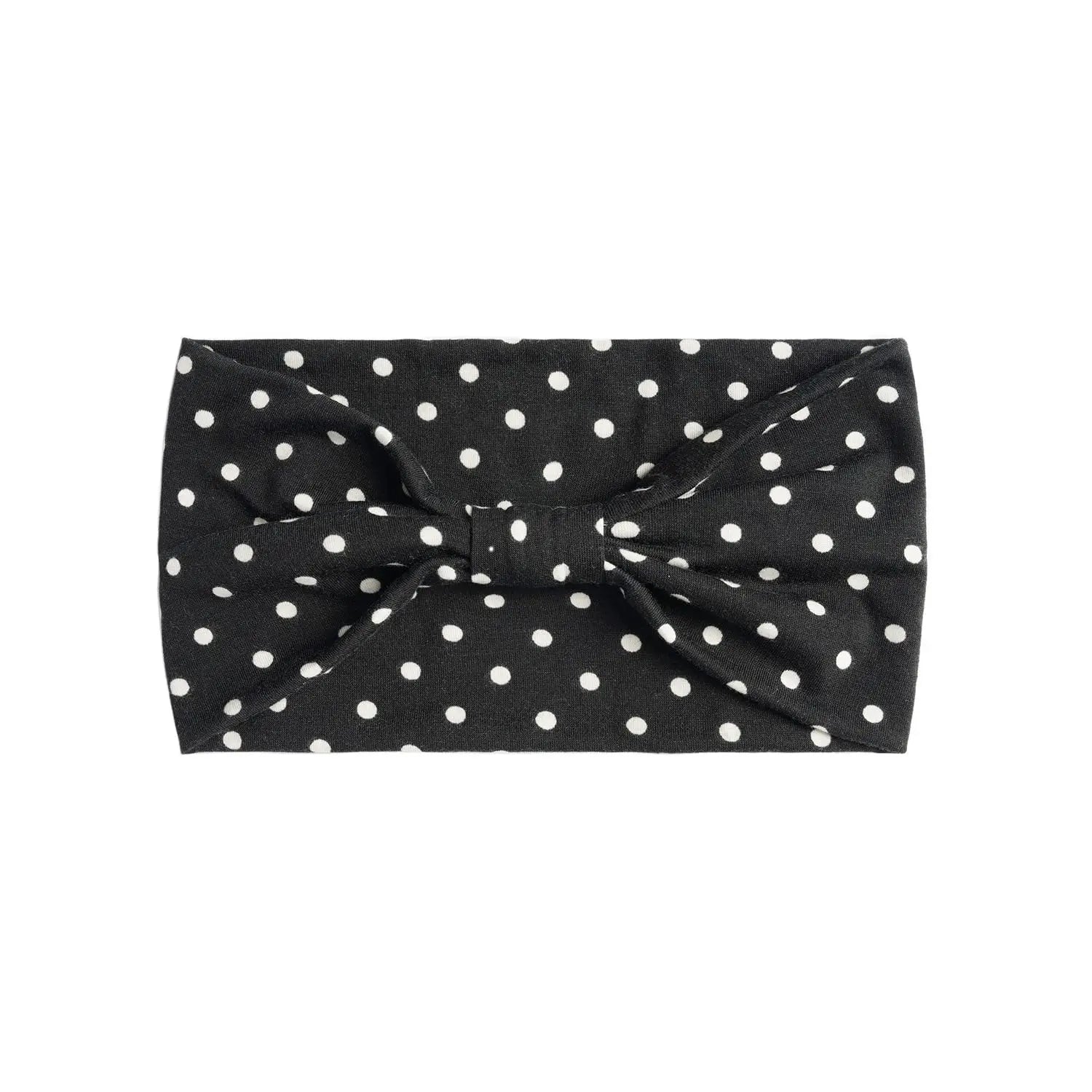 Bandeau pour cheveux - Large - A pois - Cheveu Soyeux
