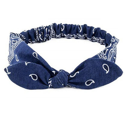 Bandeau bleu - Bandeau bohème- Bandeau bleu bohème - Bandeau pour l'été 