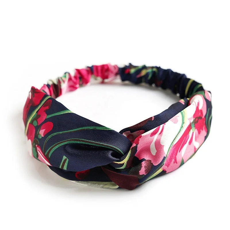 bandeaux élastique femme - bandeau élastique fleuri