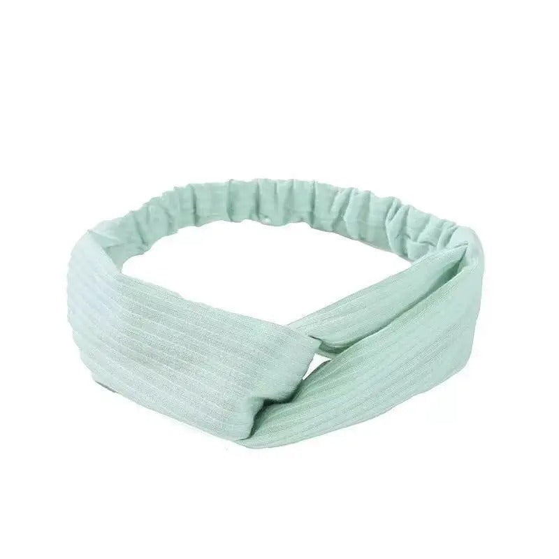 bandeau pour cheveux - bandeau bleu clair - bandeau élastique - bandeau bleu clair