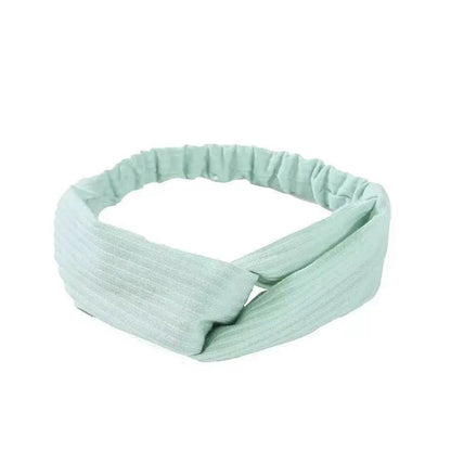 bandeau pour cheveux - bandeau bleu clair - bandeau élastique - bandeau bleu clair