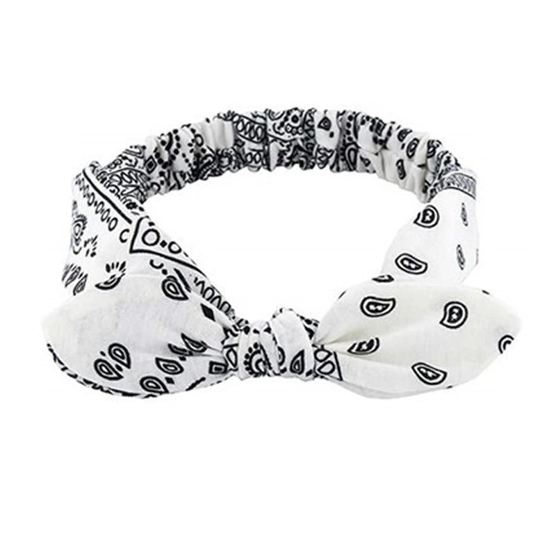 bandeau blanc - bandeau bohème blanc - style été - tendance