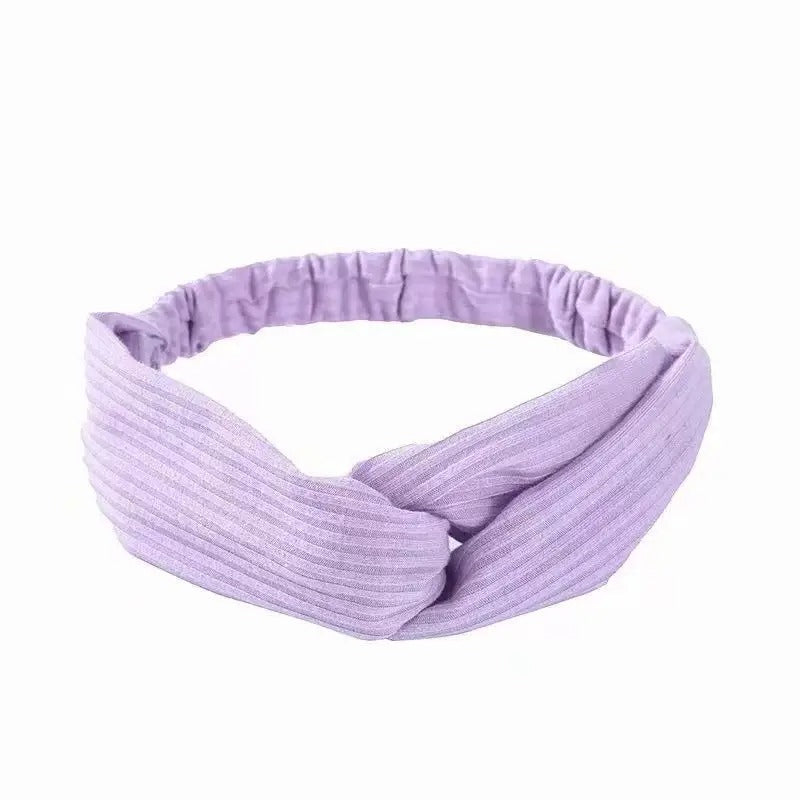 bandeau pour cheveux - bandeau violet - bandeau élastique - bandeau violet