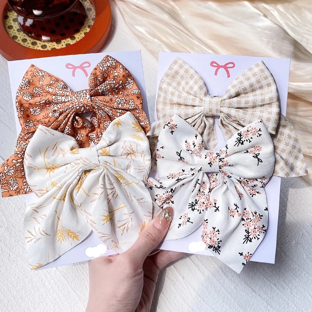 Barrettes pour les cheveux - Nœud élégant - Fille - Cheveu Soyeux