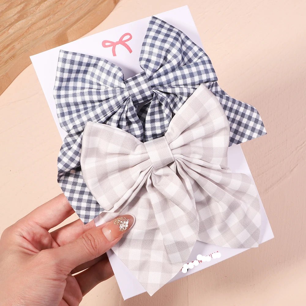 Barrettes pour les cheveux - Nœud élégant - Fille - Cheveu Soyeux