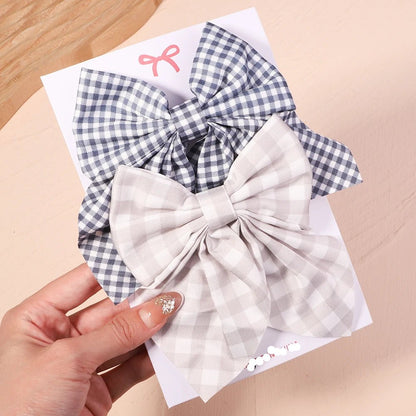 Barrettes pour les cheveux - Nœud élégant - Fille - Cheveu Soyeux