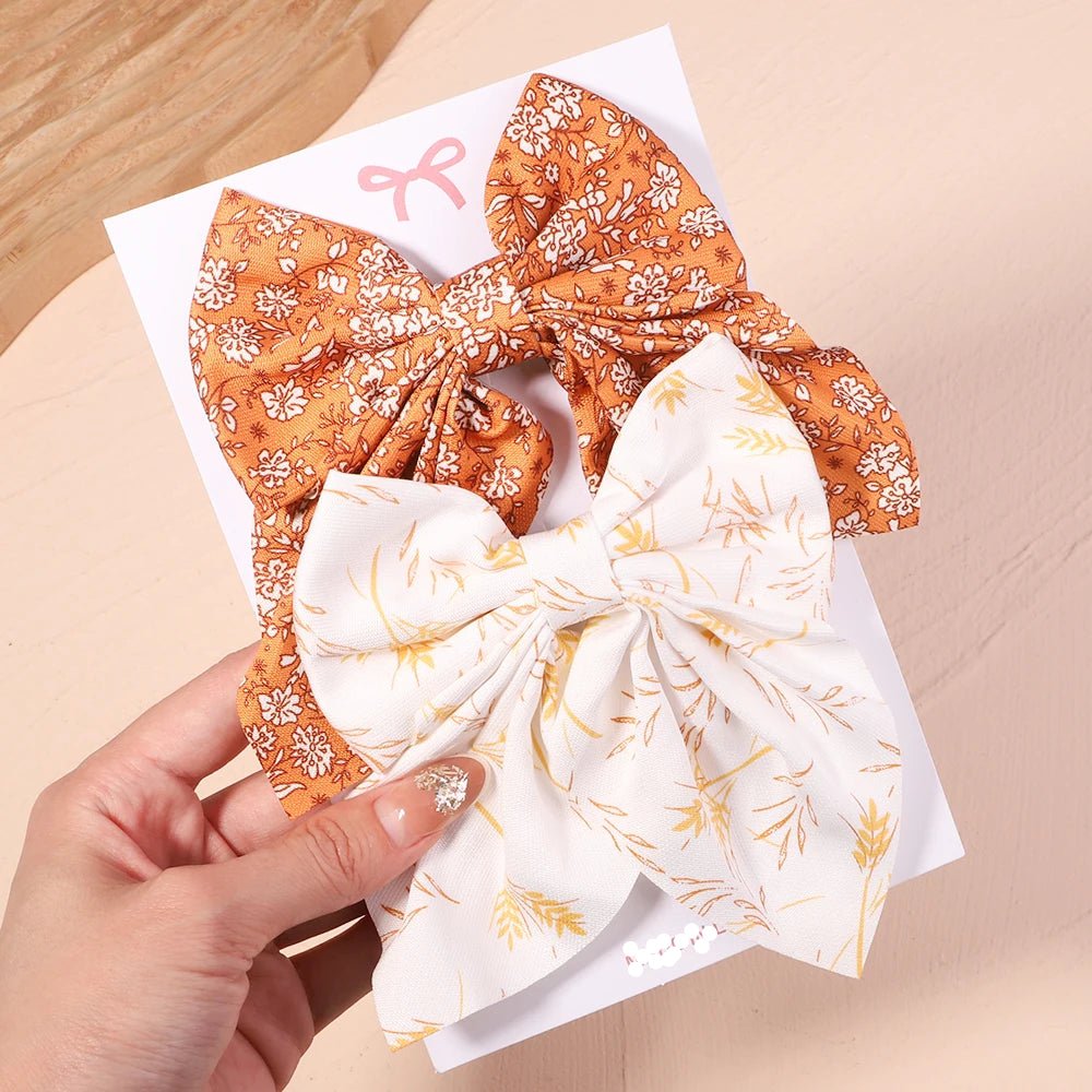 Barrettes pour les cheveux - Nœud élégant - Fille - Cheveu Soyeux
