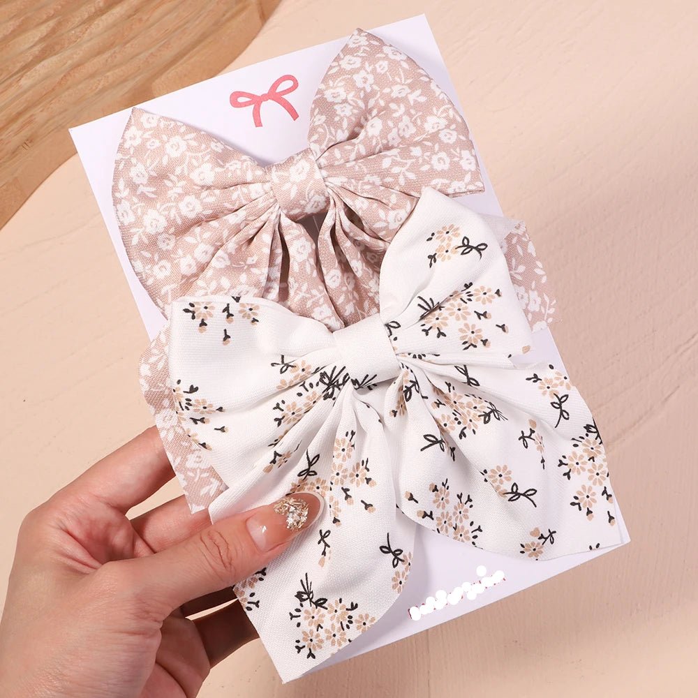 Barrettes pour les cheveux - Nœud élégant - Fille - Cheveu Soyeux
