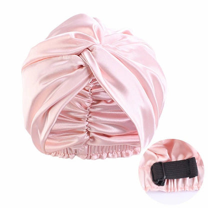 Bonnet satin cheveux - Nœud élégance - Cheveu Soyeux