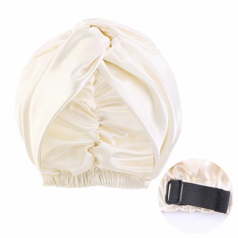 Bonnet satin cheveux - Nœud élégance - Cheveu Soyeux