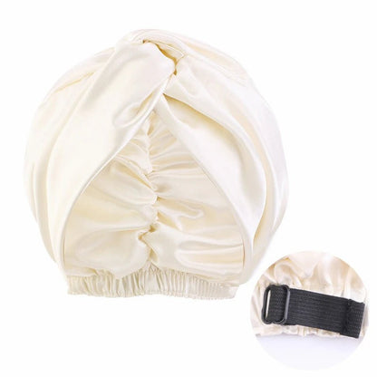 Bonnet satin cheveux - Nœud élégance - Cheveu Soyeux