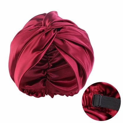 Bonnet satin cheveux - Nœud élégance - Cheveu Soyeux