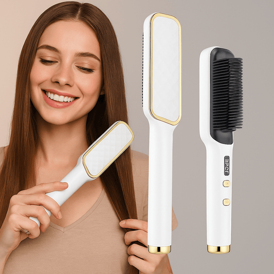Brosse chauffante-Lissante - Cheveu Soyeux