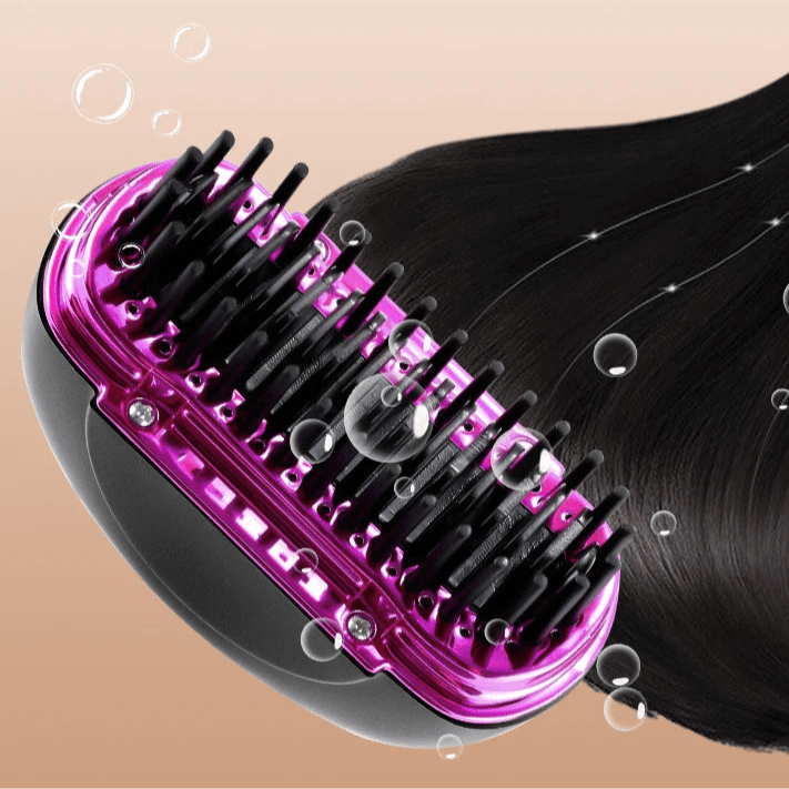 Brosse lissante et chauffante-Mini - Cheveu Soyeux