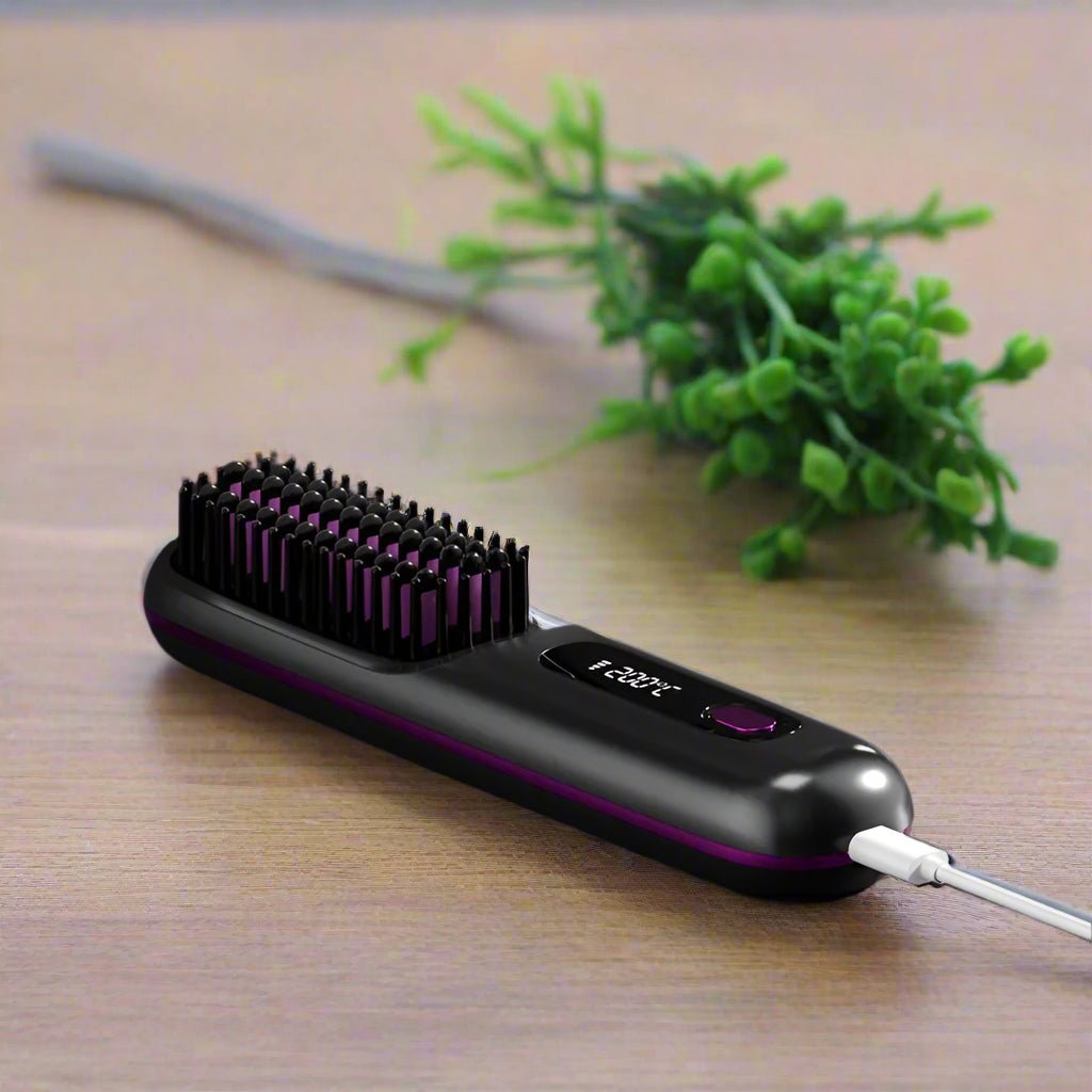 Brosse lissante chauffante - Voyage - Cheveu Soyeux