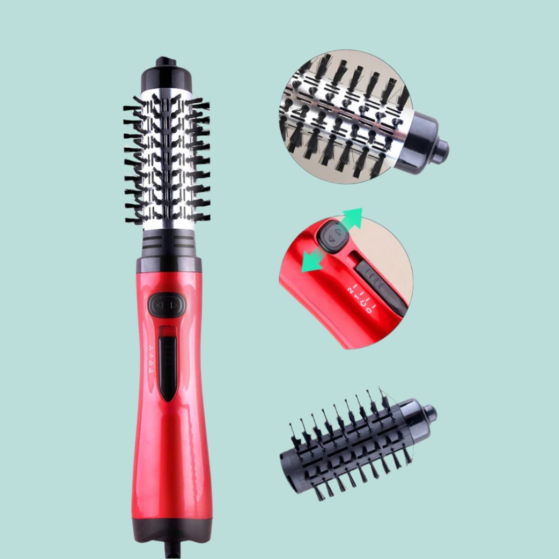 Brosse Soufflante Rotative 1000W – Lissage, Volume & Brillance comme en salon - Cheveu Soyeux