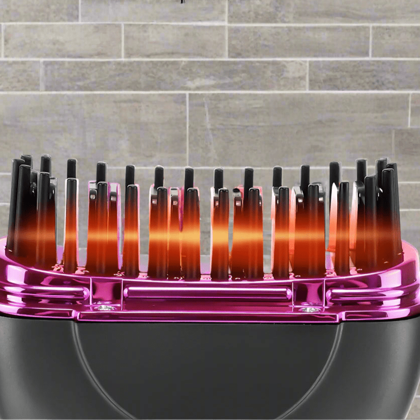 Brosse lissante et chauffante-Mini - Cheveu Soyeux