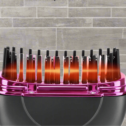 Brosse lissante et chauffante-Mini - Cheveu Soyeux