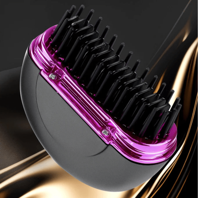 Brosse lissante et chauffante-Mini - Cheveu Soyeux