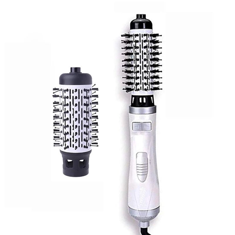 Brosse soufflante rotative blanche- Instant coiffure à domicile - Cheveu Soyeux