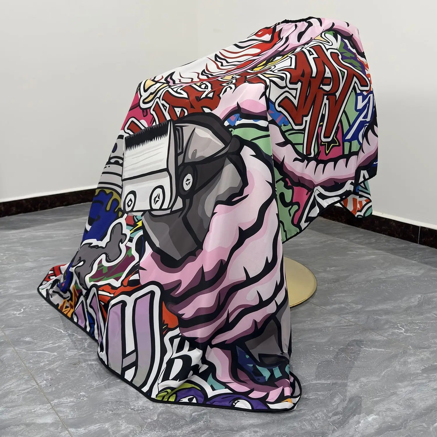 Cape barbier 145x180 cm imperméable – Anti-taches & anti-décoloration - Cheveu Soyeux