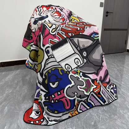 Cape barbier 145x180 cm imperméable – Anti-taches & anti-décoloration - Cheveu Soyeux