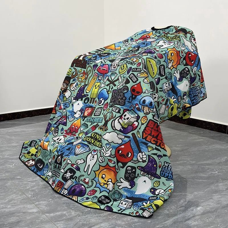 Cape barbier 145x180 cm imperméable – Anti-taches & anti-décoloration - Cheveu Soyeux