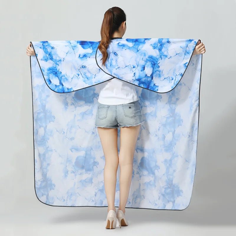 Cape coiffure 180 cm – Cape de coupe longue pour salon & barbier - Cheveu Soyeux