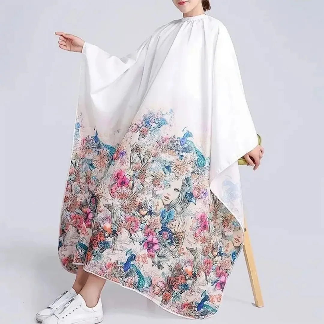 Cape de coiffure professionnelle femme antistatique | Motifs élégants et tendance - Cheveu Soyeux