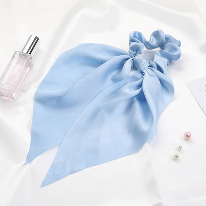 Chouchou cheveux - Elastique avec foulard - Cheveu Soyeux