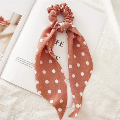 Chouchou cheveux - Elastique avec foulard -