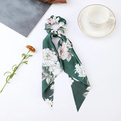 Chouchou cheveux - Elastique avec foulard - Cheveu Soyeux