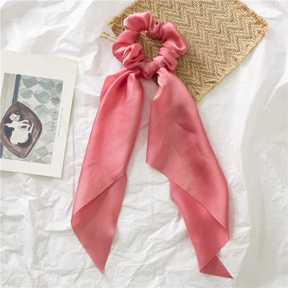 Chouchou cheveux - Elastique avec foulard - Cheveu Soyeux