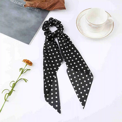 Chouchou cheveux - Elastique avec foulard - Cheveu Soyeux