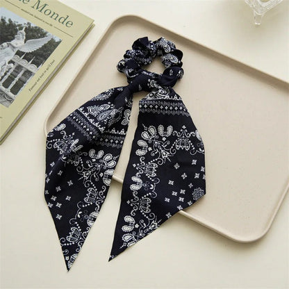 Chouchou cheveux - Elastique avec foulard - Cheveu Soyeux