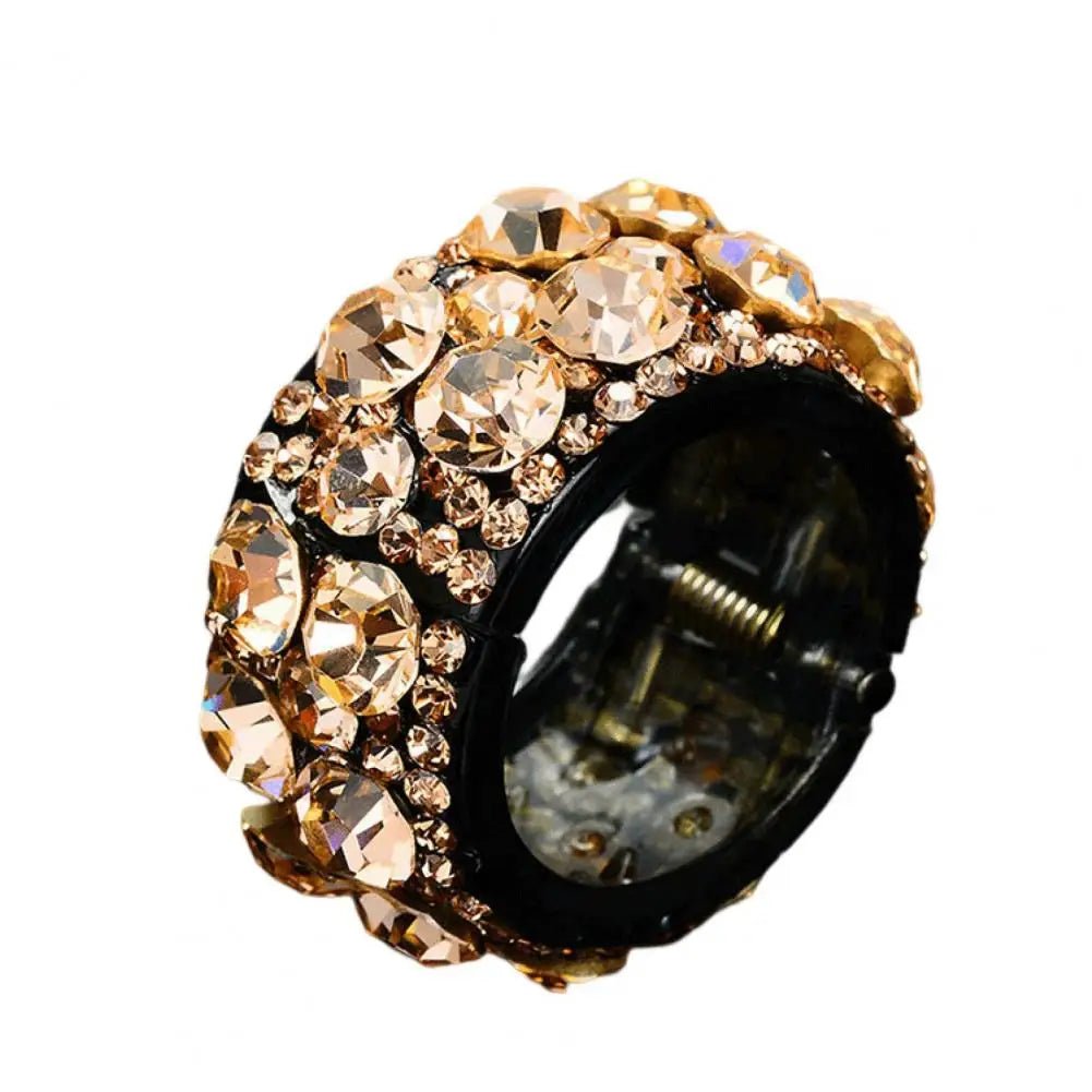 Chouchou cheveux - Rigide - Strass chic - Cheveu Soyeux