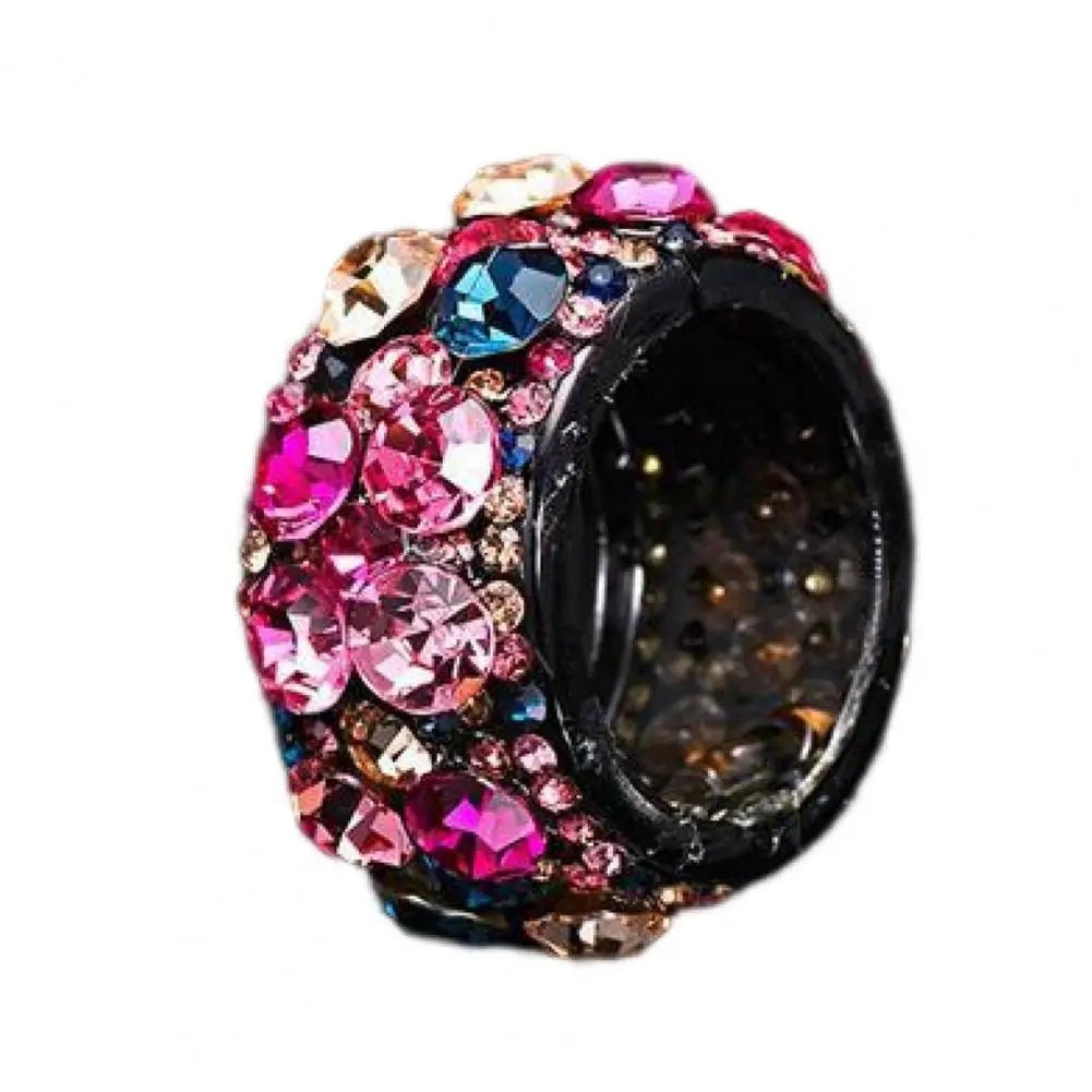 Chouchou cheveux - Rigide - Strass chic - Cheveu Soyeux