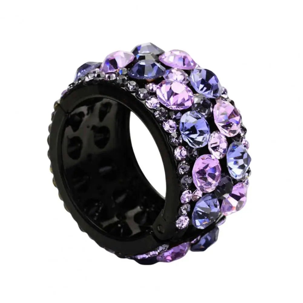 Chouchou cheveux - Rigide - Strass chic - Cheveu Soyeux