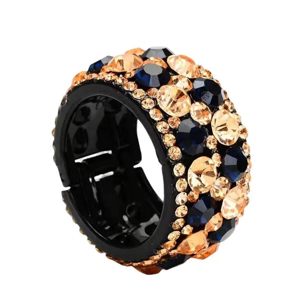 Chouchou cheveux - Rigide - Strass chic - Cheveu Soyeux