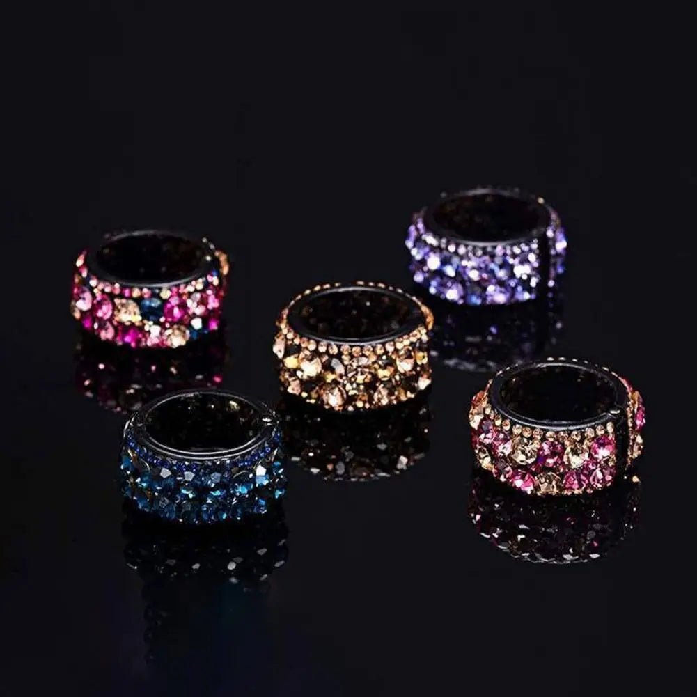 Chouchou cheveux - Rigide - Strass chic - Cheveu Soyeux