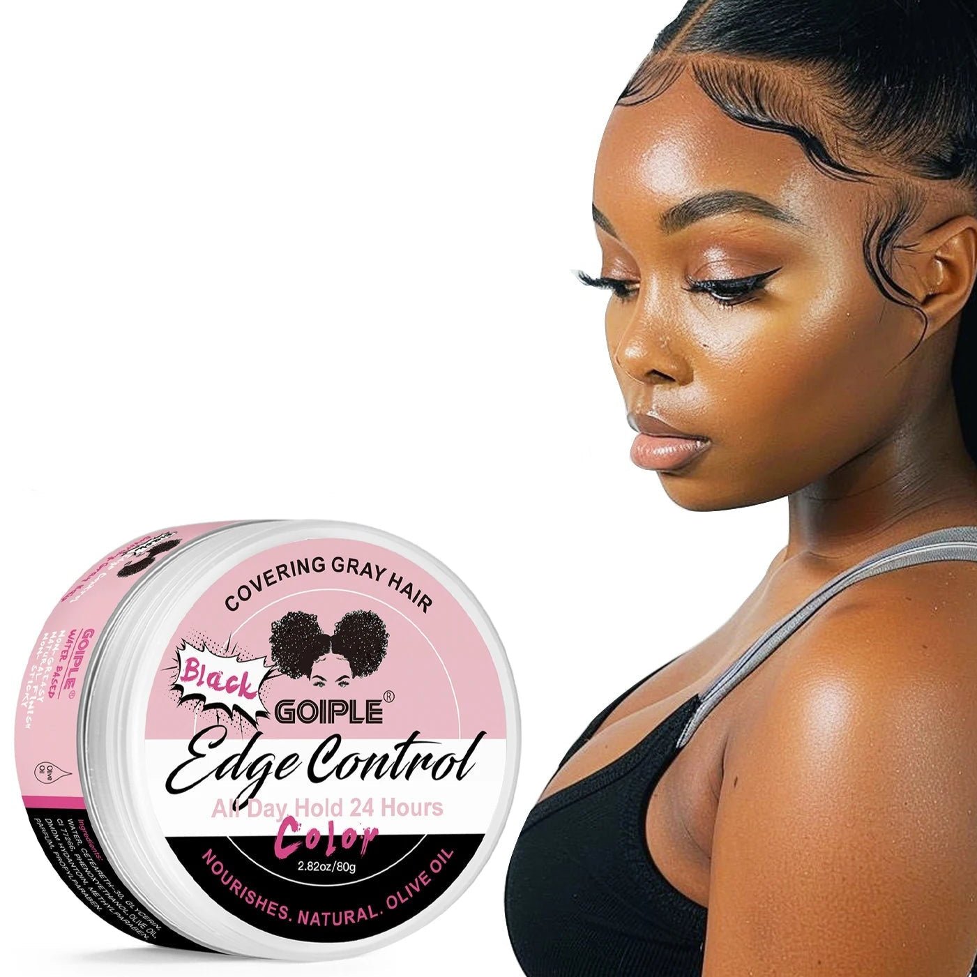 Cire Cheveu Noire – Tenue Forte 24H - Cheveu Soyeux