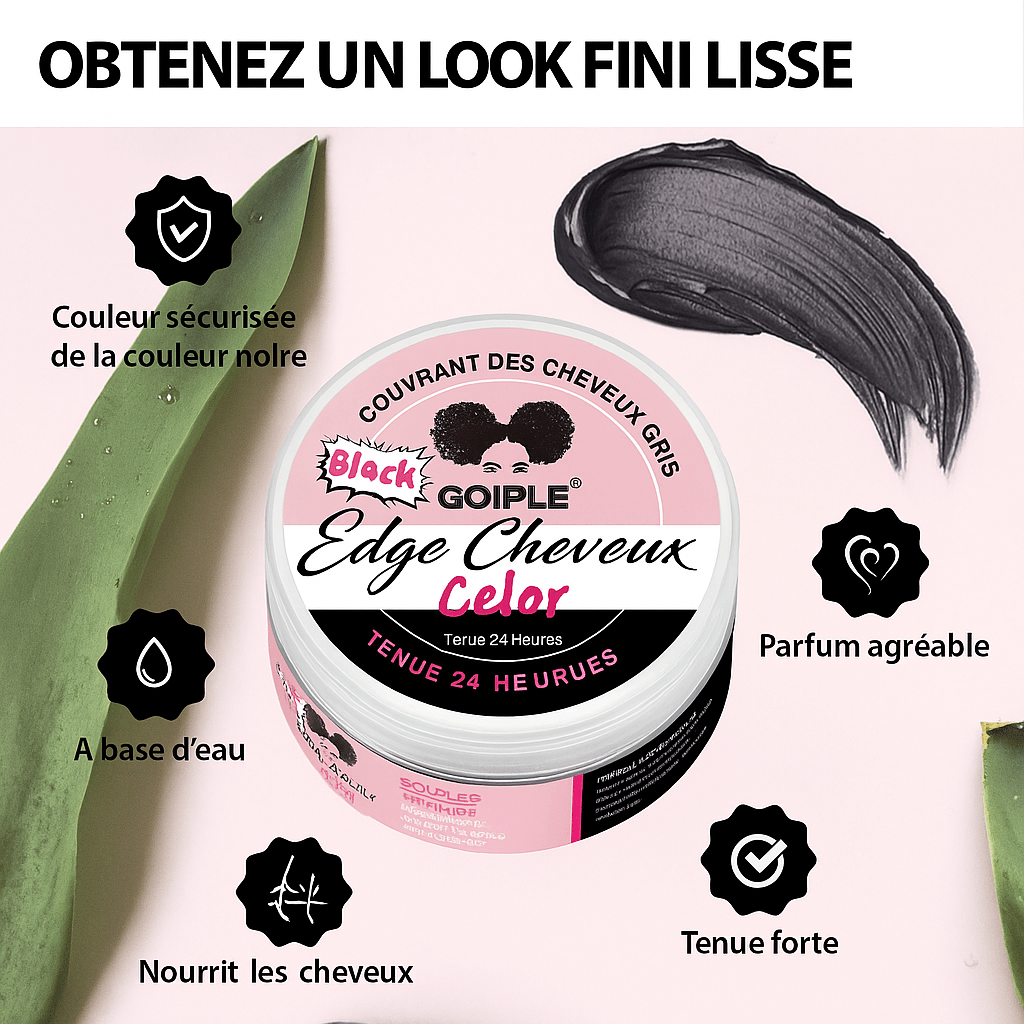 Cire Cheveu Noire – Tenue Forte 24H - Cheveu Soyeux
