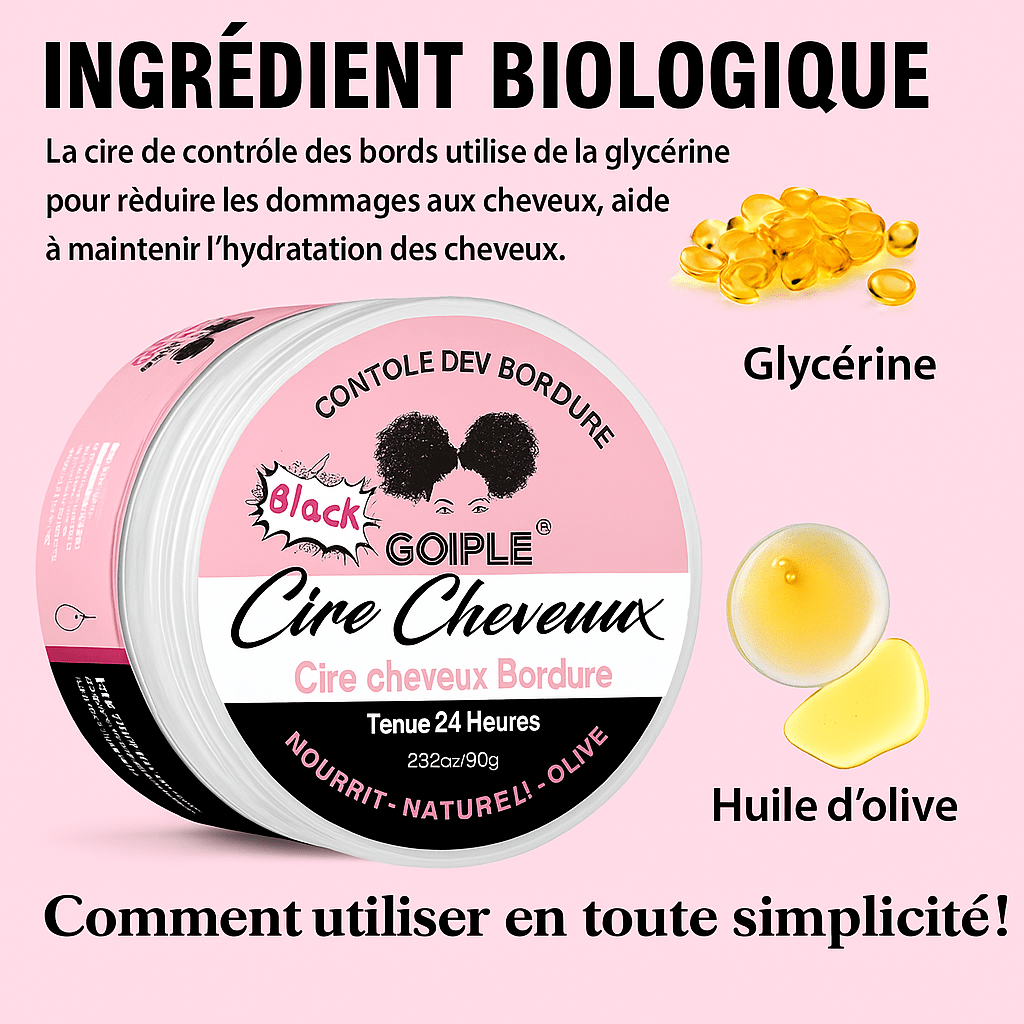 Cire Cheveu Noire – Tenue Forte 24H - Cheveu Soyeux