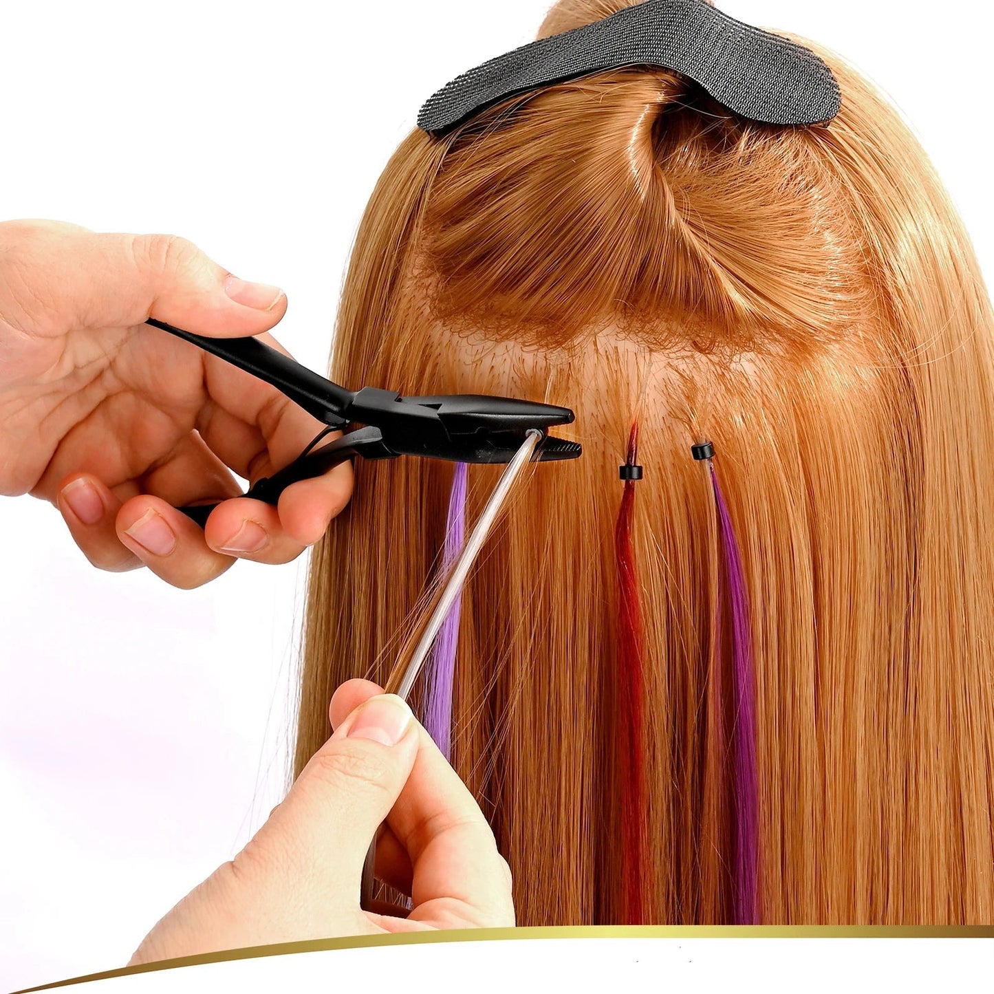 Extension cheveux - Accessoire - Micro anneaux - Cheveu Soyeux