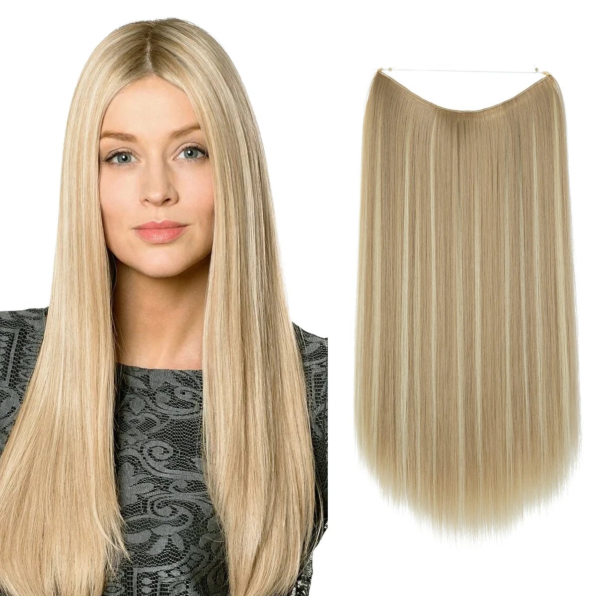 Extensions cheveux - Effet naturel - Long raide - Cheveu Soyeux