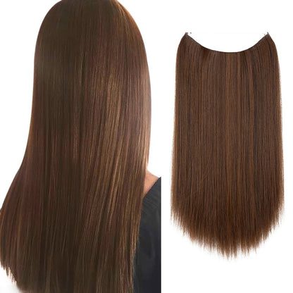Extensions cheveux - Effet naturel - Long raide - Cheveu Soyeux