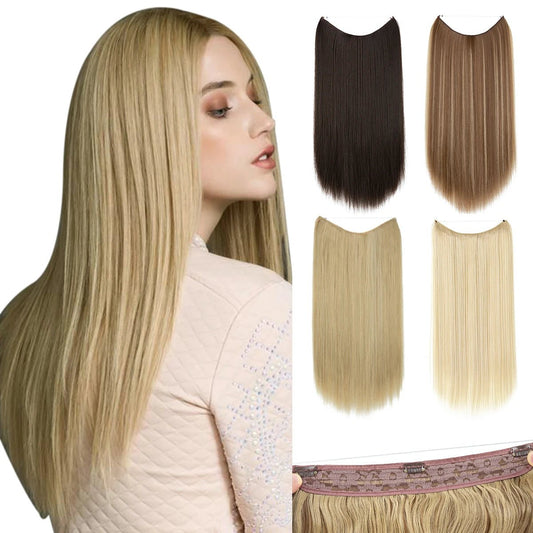 Extensions cheveux - Effet naturel - Long raide - Cheveu Soyeux